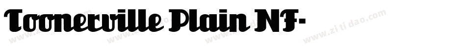 Toonerville Plain NF字体转换